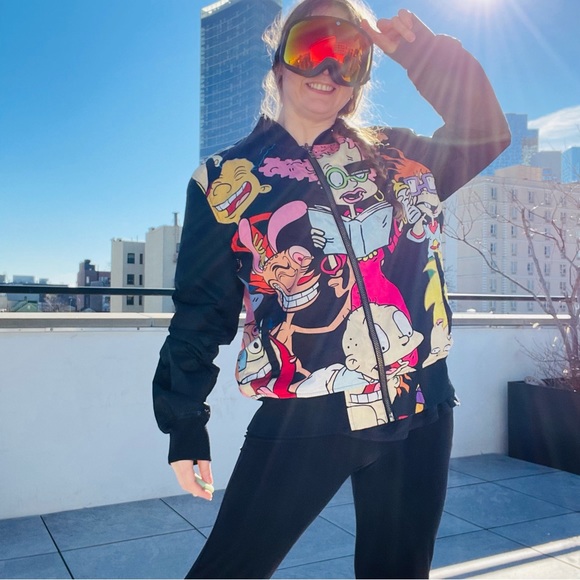 MENS MEMBERS ONLY NICKELODEON BOMBER JACKET Women - Picture 7 of 16